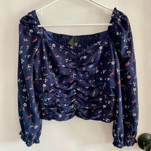 KAII Navy Blouse